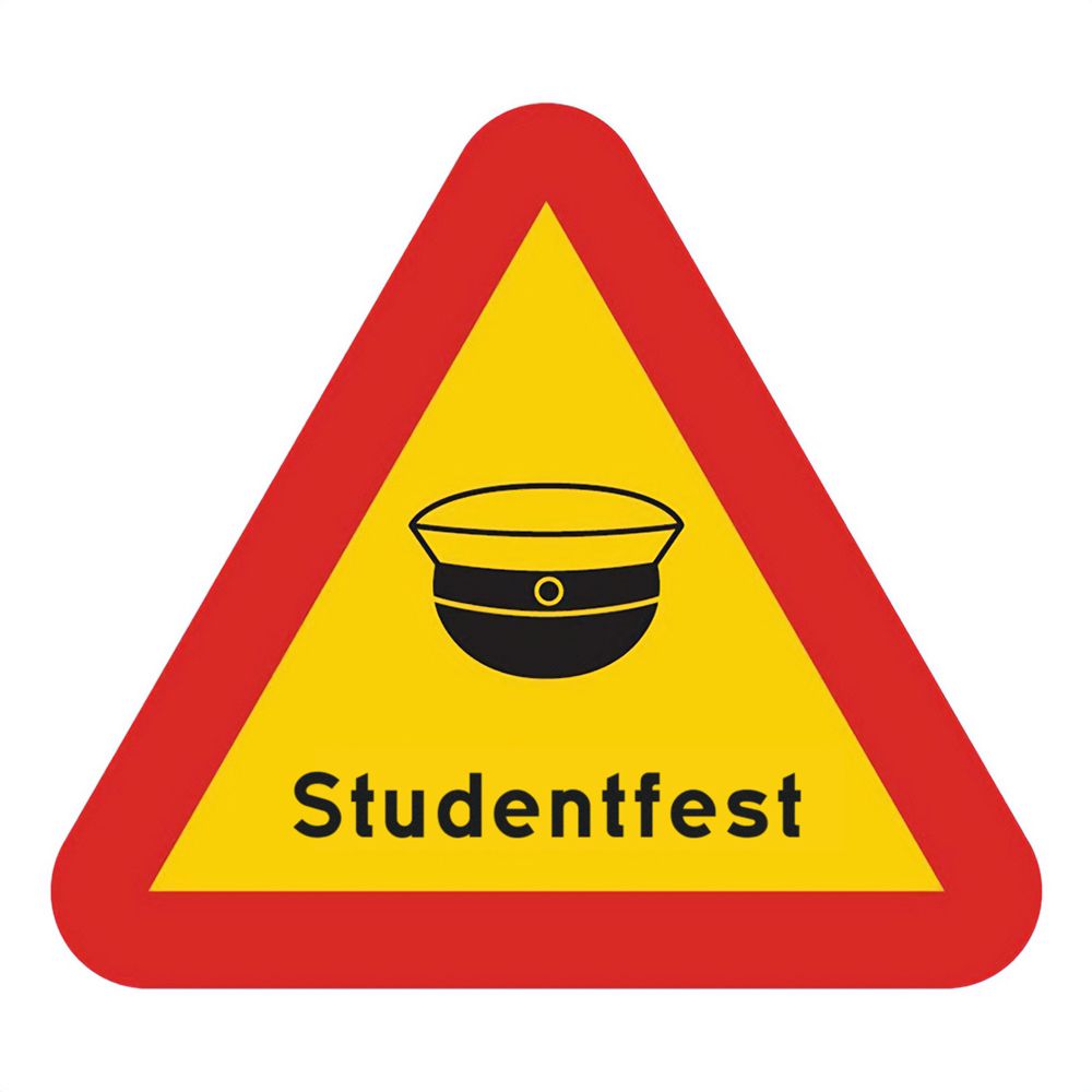 Varoituskyltti Studenten