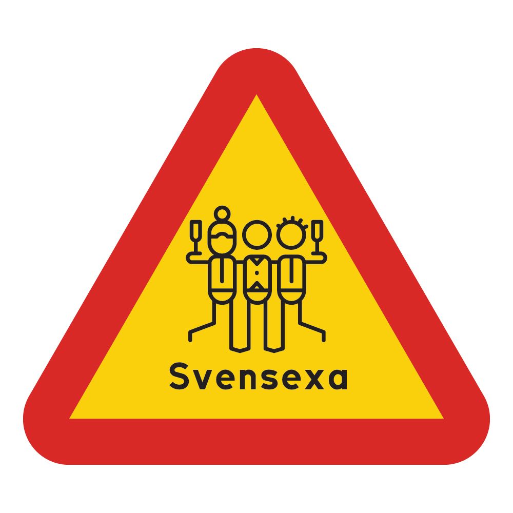 Fareskilt Svensexa