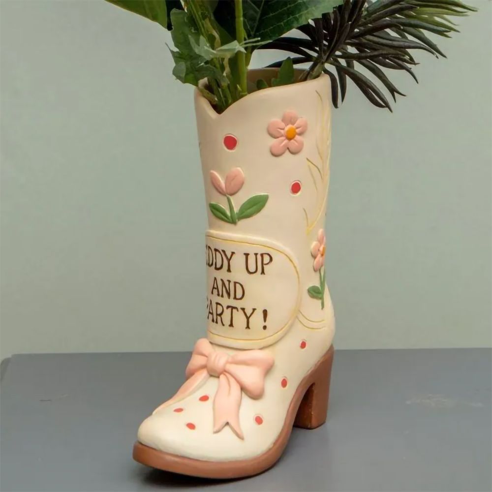 Vase Cowboystøvel Giddy Up