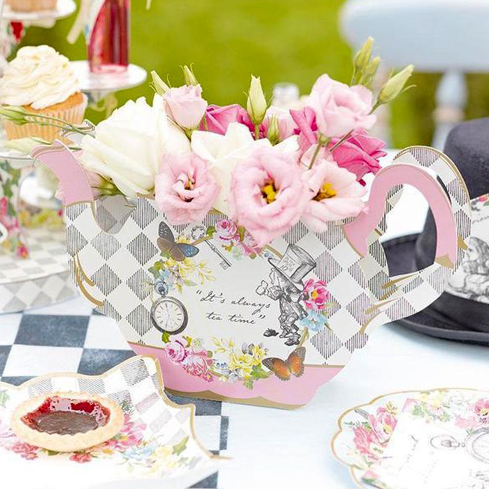 Vasedekorasjon Tekanne Alice Wonderland