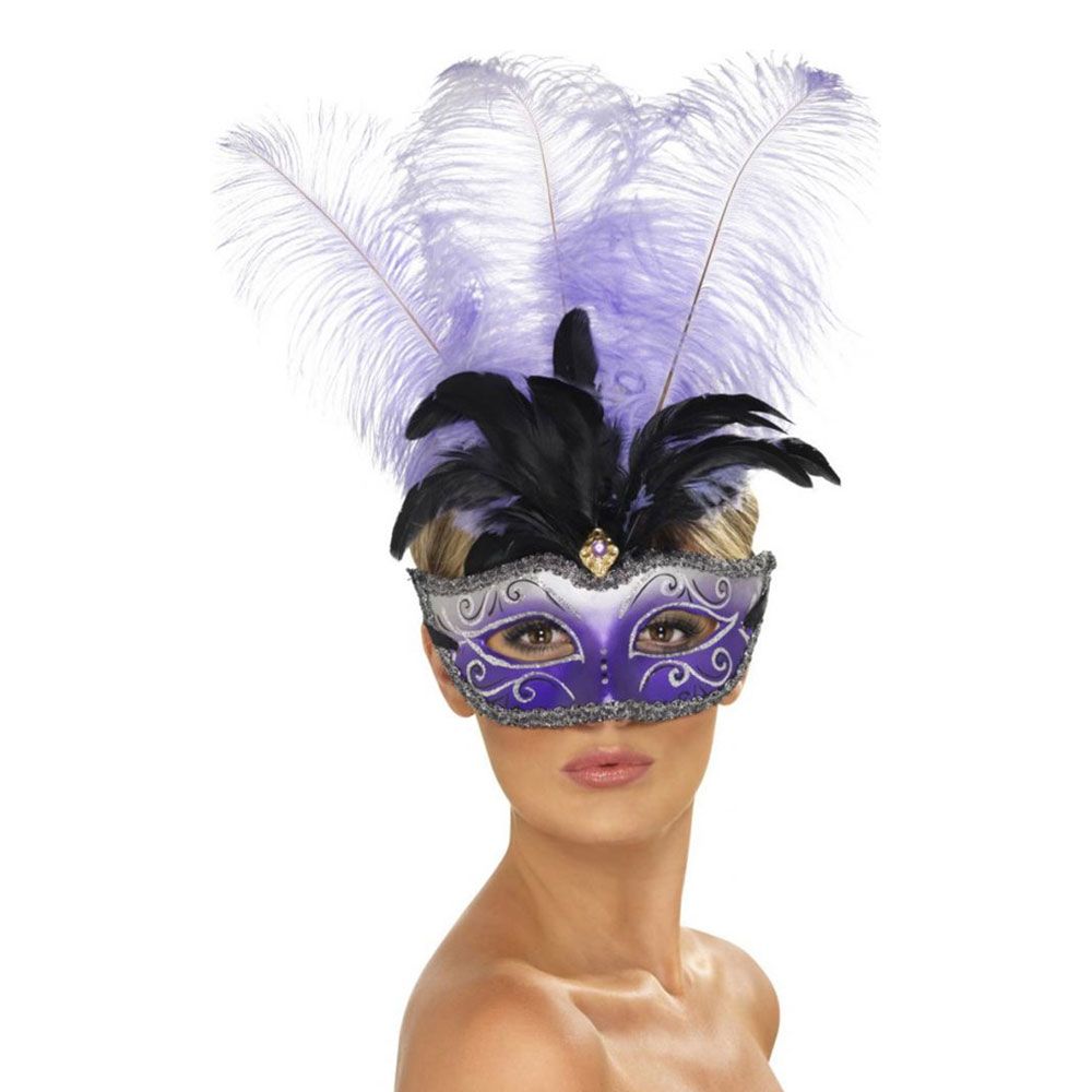 Venetiansk Colombina Halvmaske