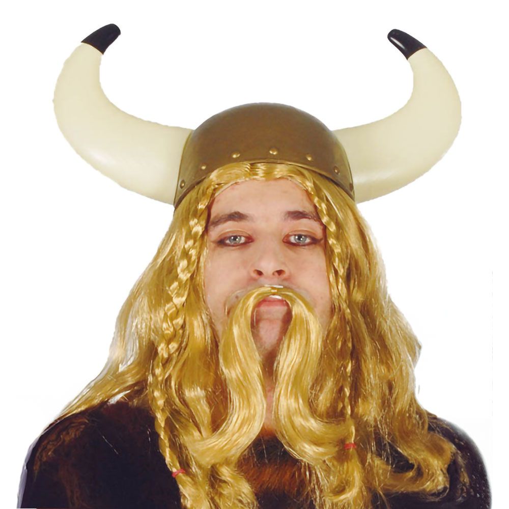 Vikingehjelm med Horn