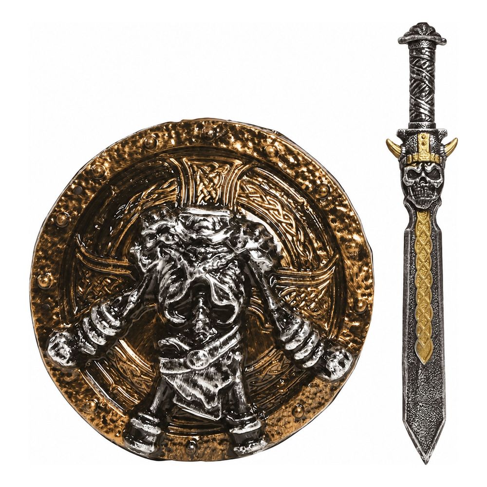 Viking Sköld med Svärd