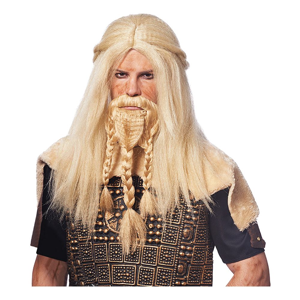 Viking Mann Parykksett