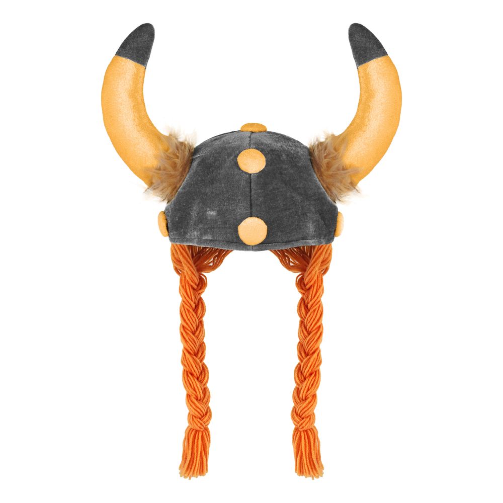 Vikingahjälm i Tyg med Flätor