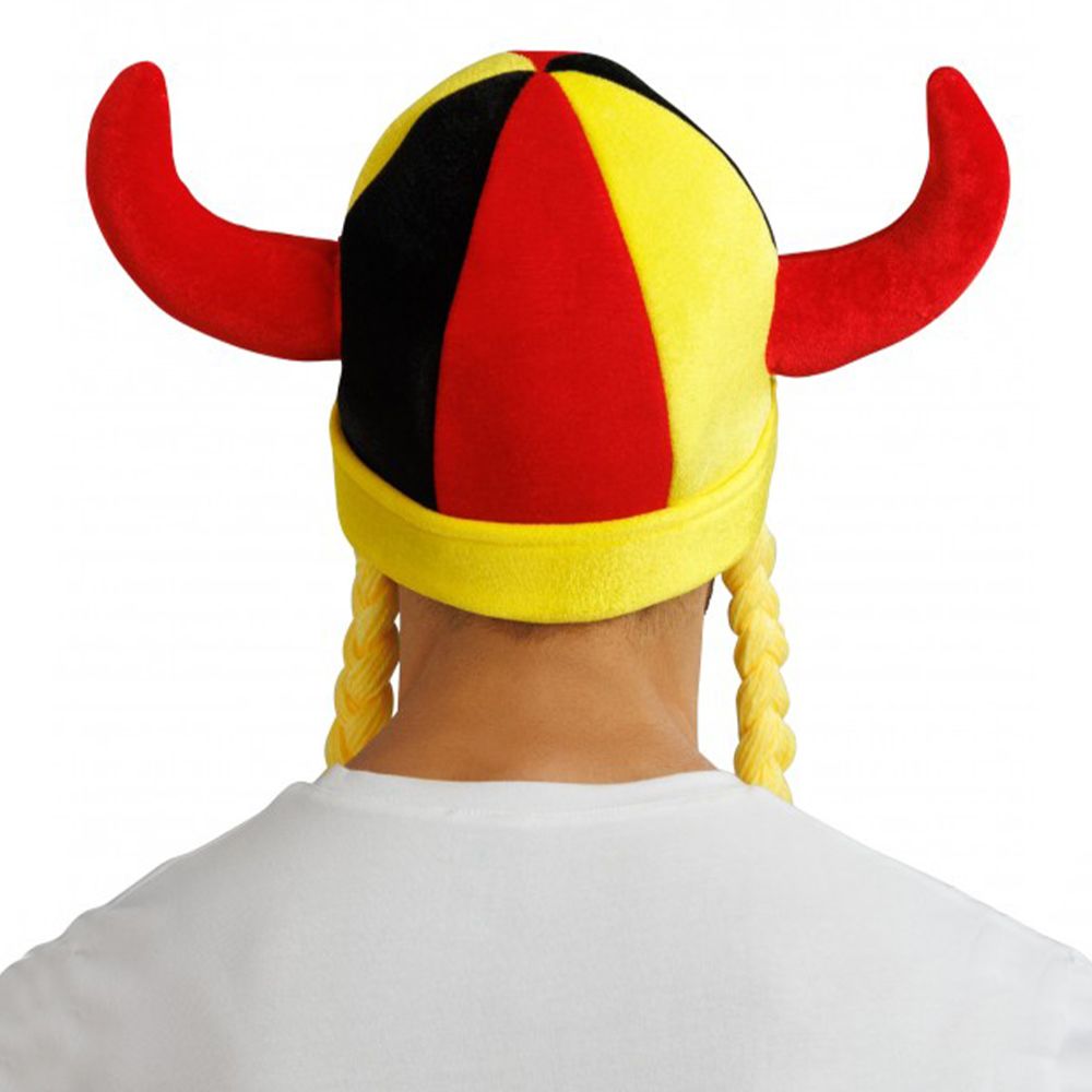 Vikingahjälm Tyskland med Flätor