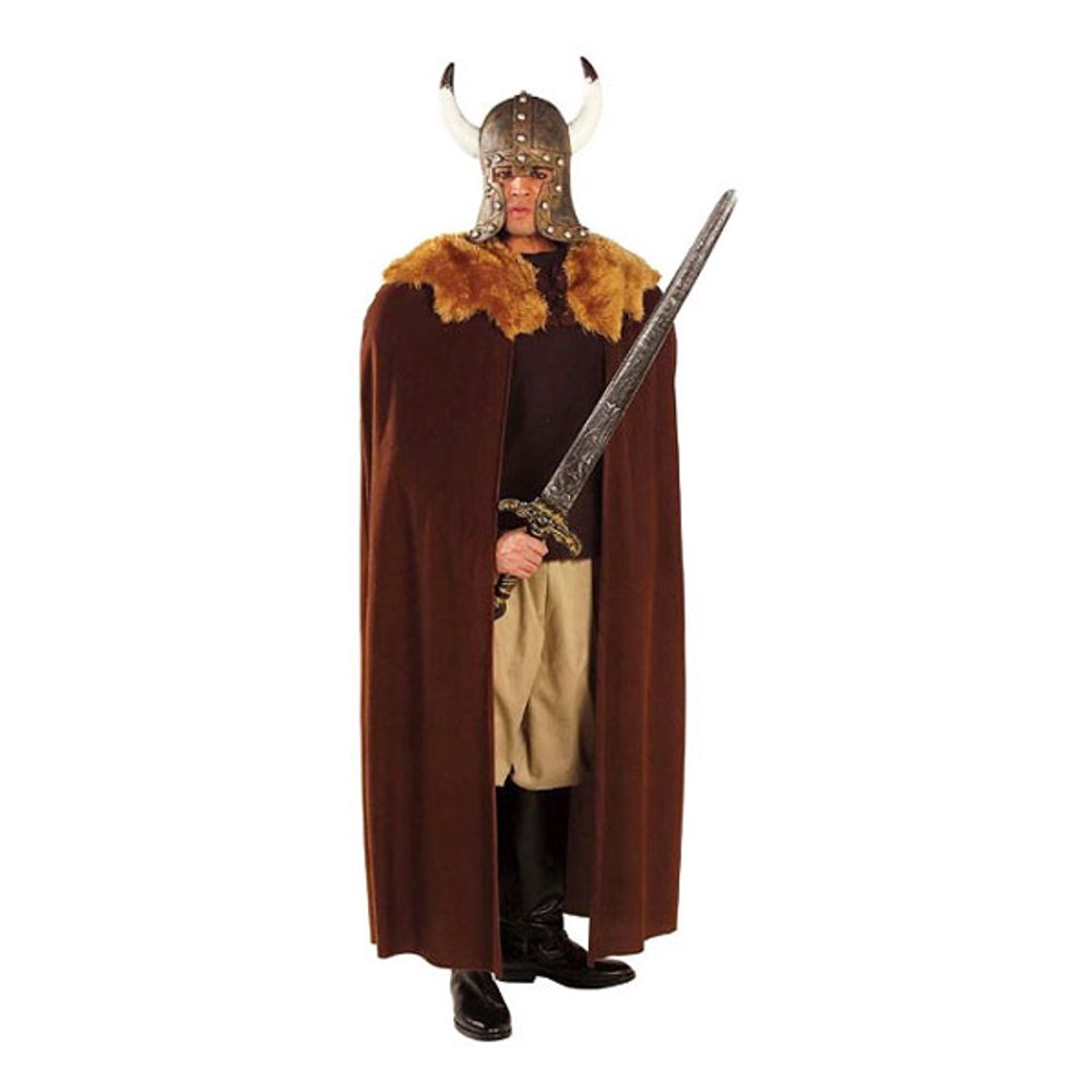 Vikingkappe Brun