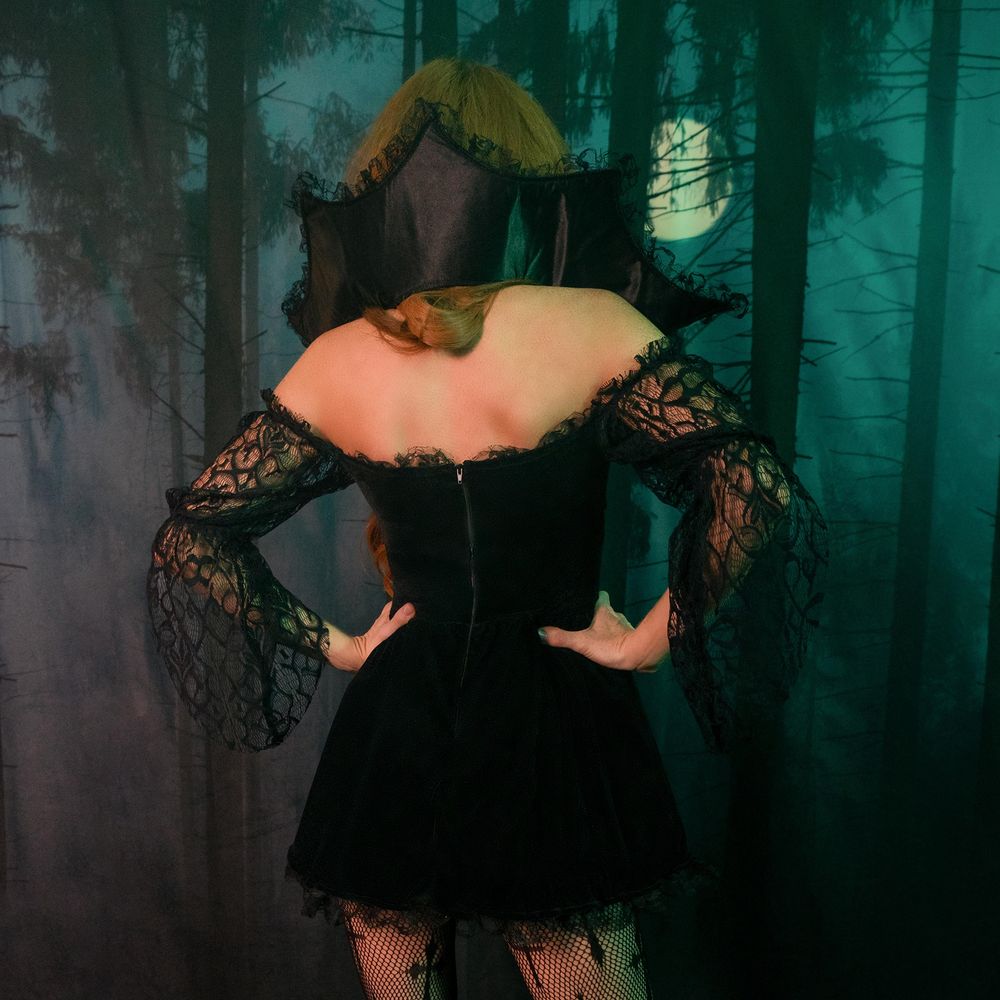 Viktoriansk Vampyr Dame Deluxe Kostyme