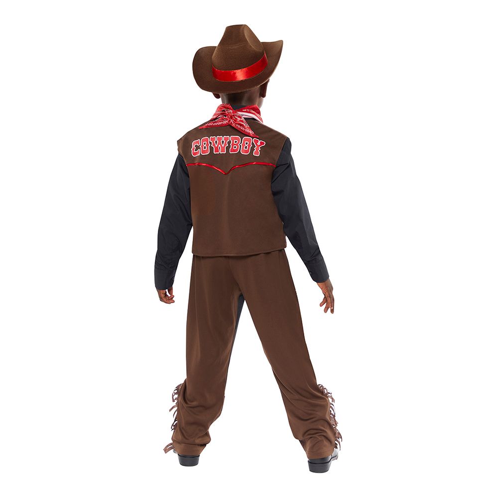 Vilda Västern Cowboy Barn Maskeraddräkt