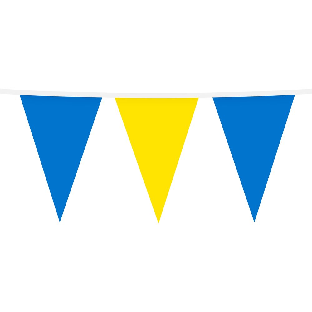 Vimpelgirlang Blå/Gul