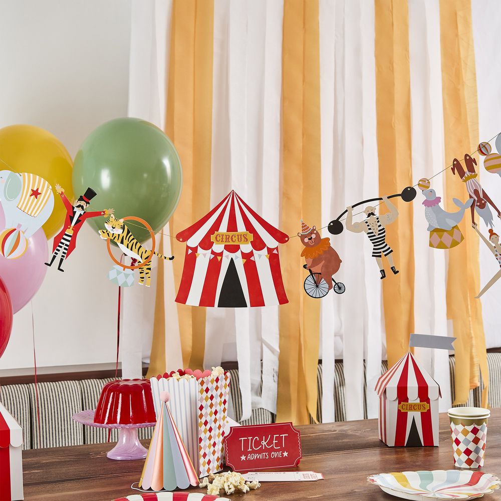 Vimpelguirlande Cirkus