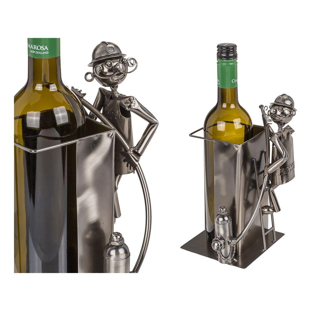 Vinflaskeholder Brannmann