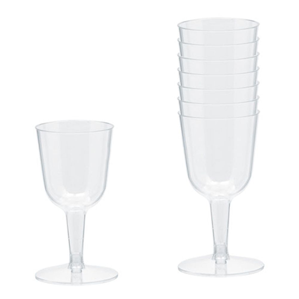 Vinglas Mini i Plast