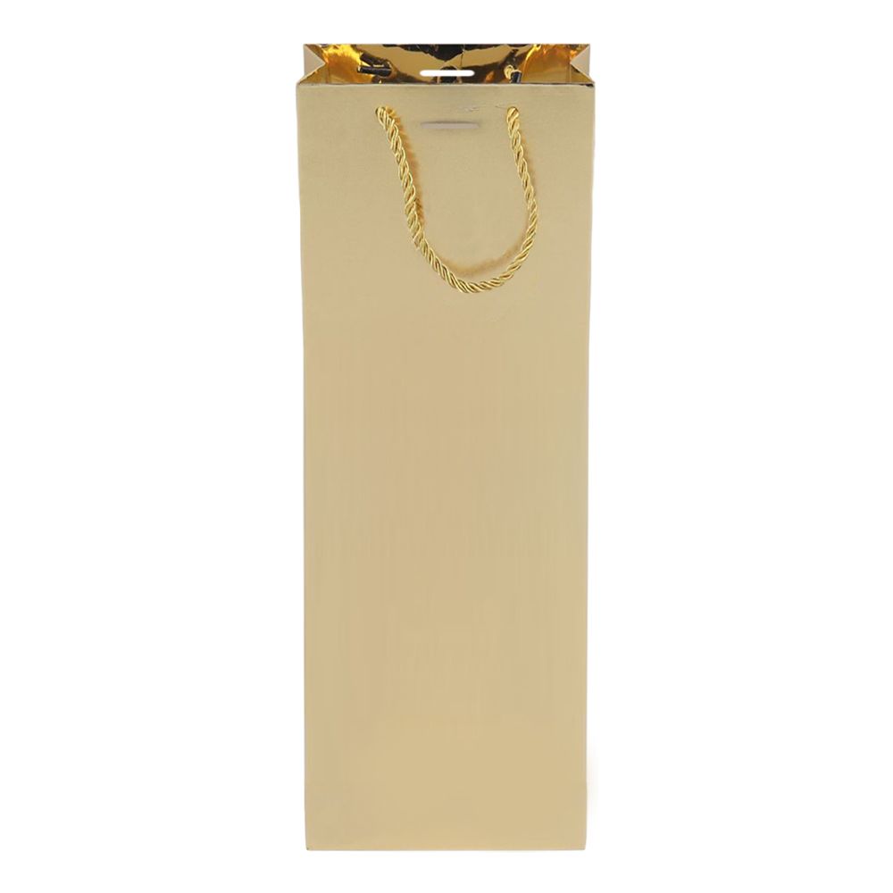 Presentpåse Flaska Guld Metallic