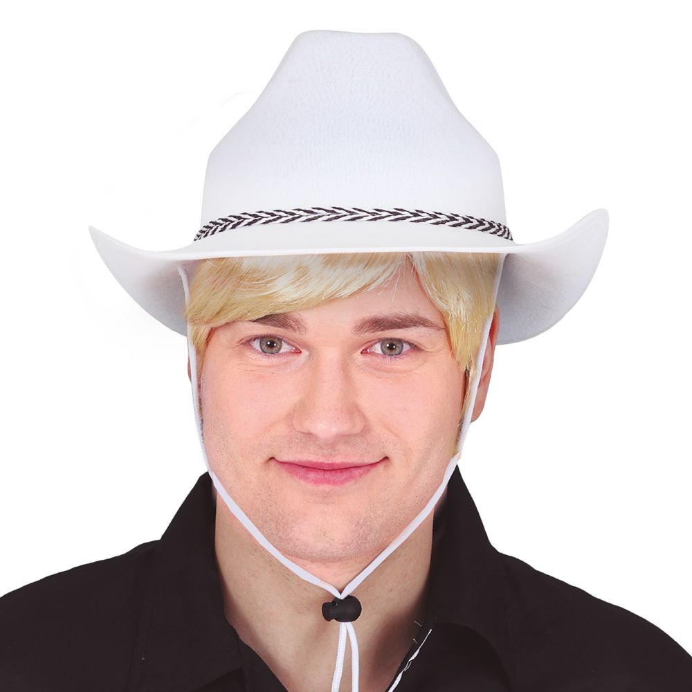 Dallas Valkoinen Cowboyhattu Kiristysnyörillä