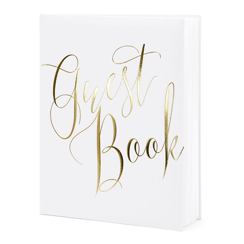 Hvid Gästbok Guest Book