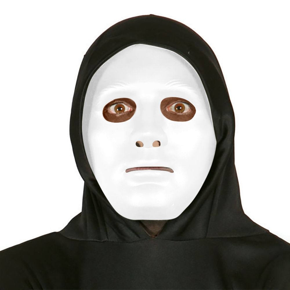 Hvit Skummel Maske