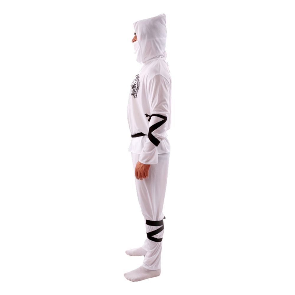 Hvit Ninja Kostyme