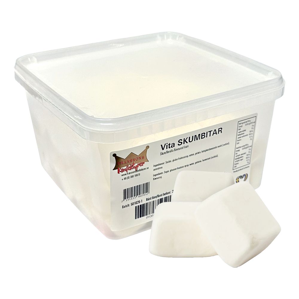 Franssons Vita Skumbitar Storpack