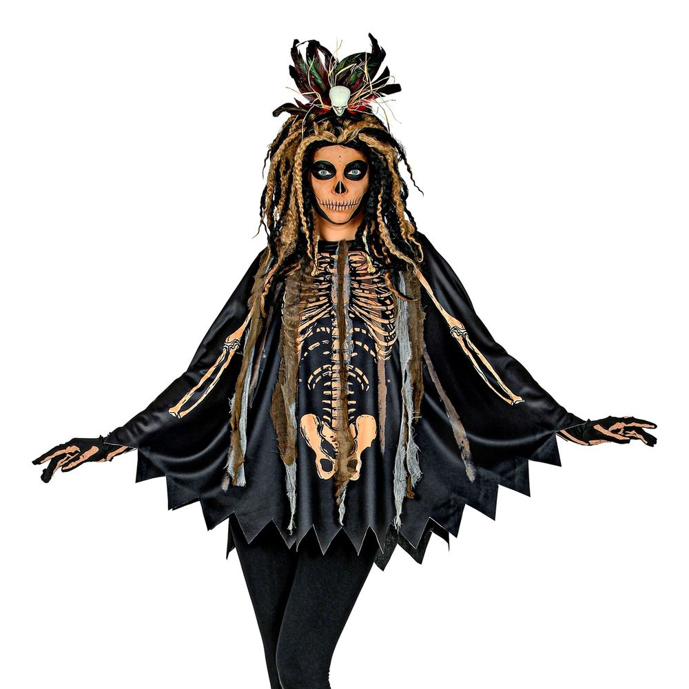 Poncho Voodoo Maskeraddräkt