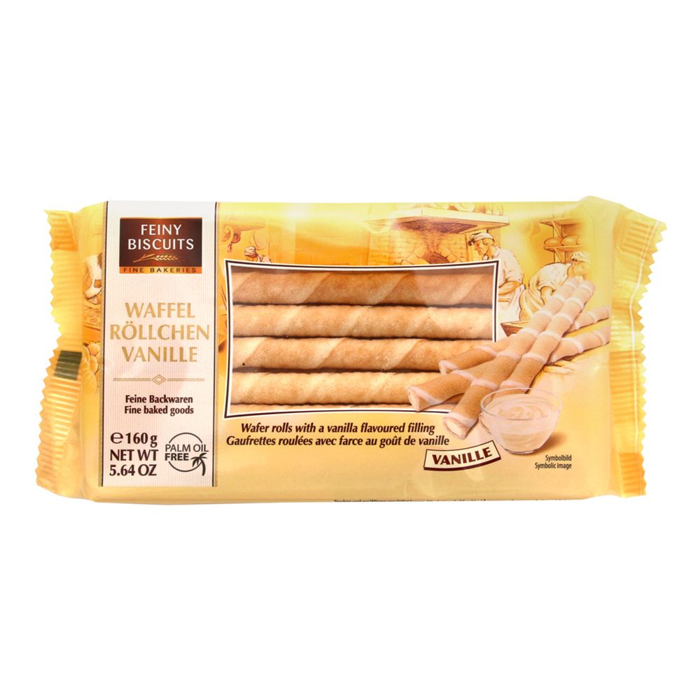 Wafer Rolls Vaniljakreemillä