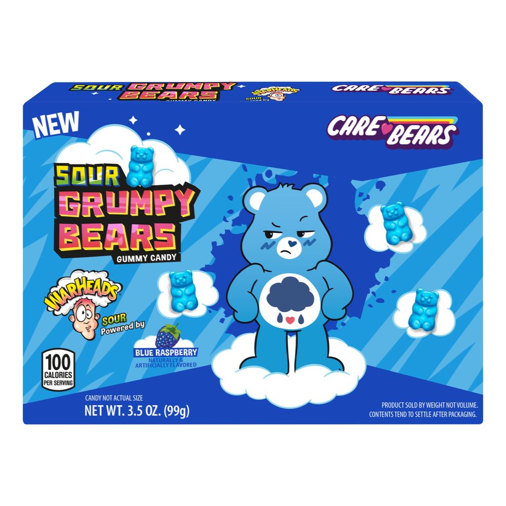 Warheads Care Bears Sour Grumpy Bears