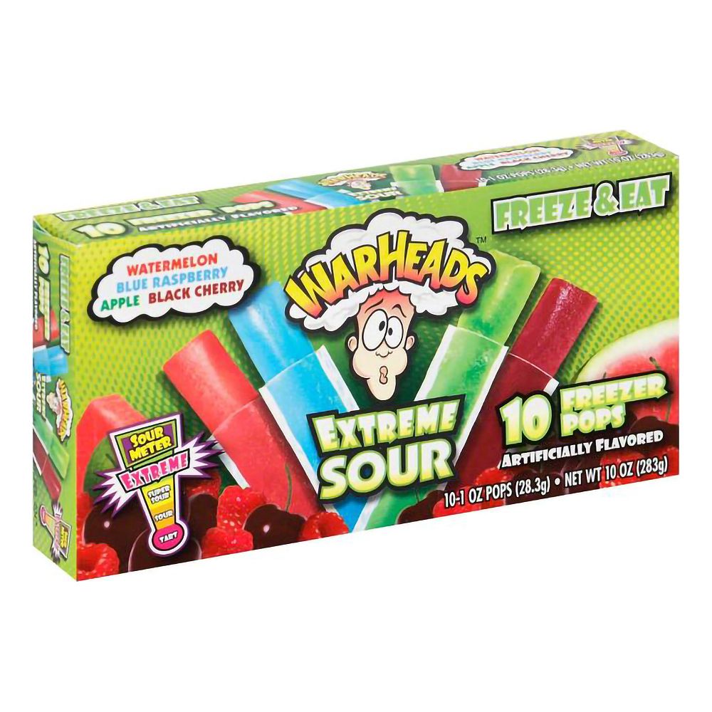 Warheads Freezer Pops Isglass