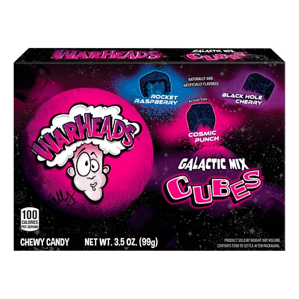 Warheads Galactic Mix Cubes