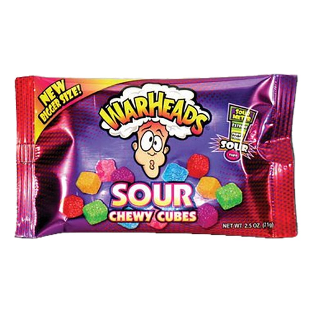 Warheads Sour Chewy Cubes
