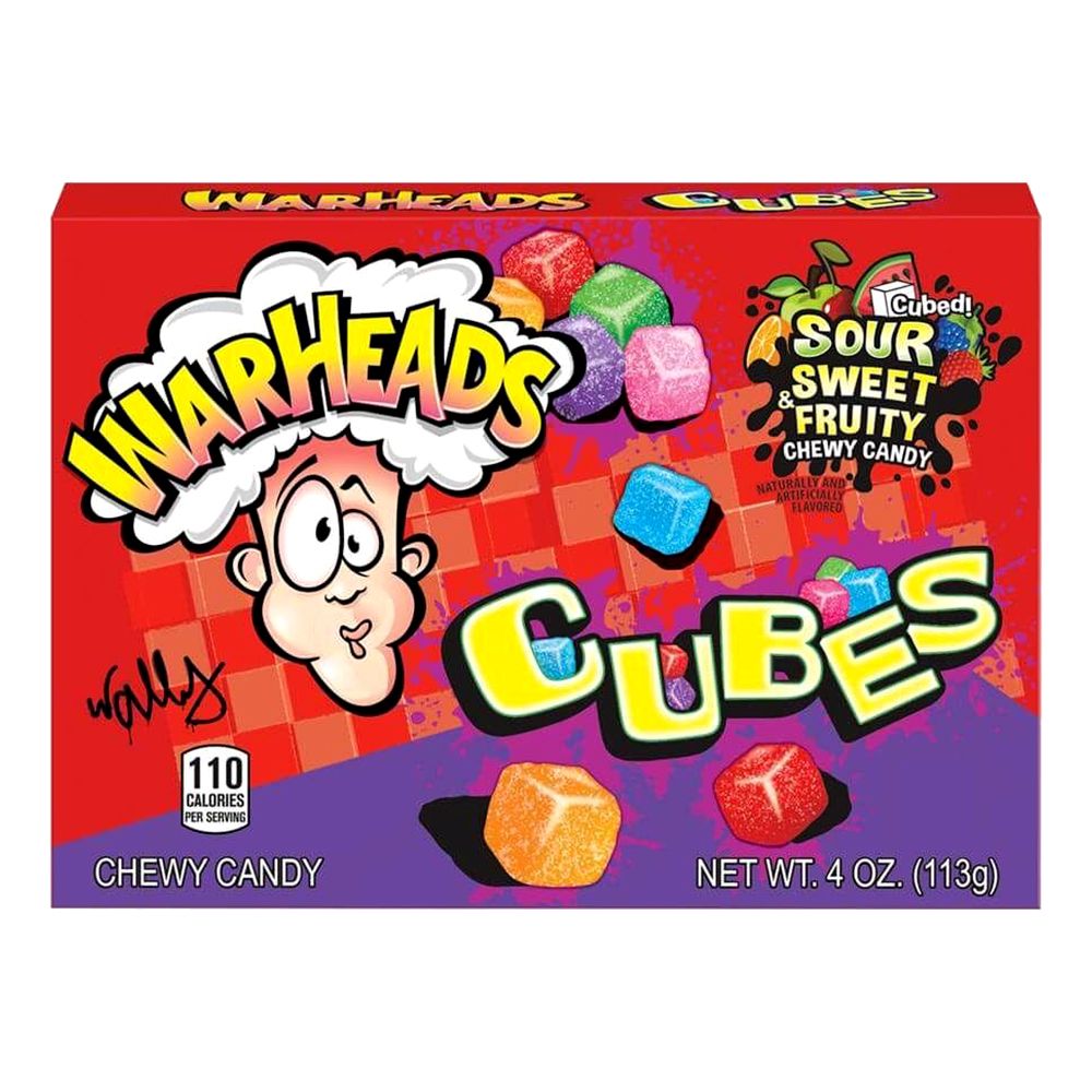 Warheads Sour Chewy Cubes