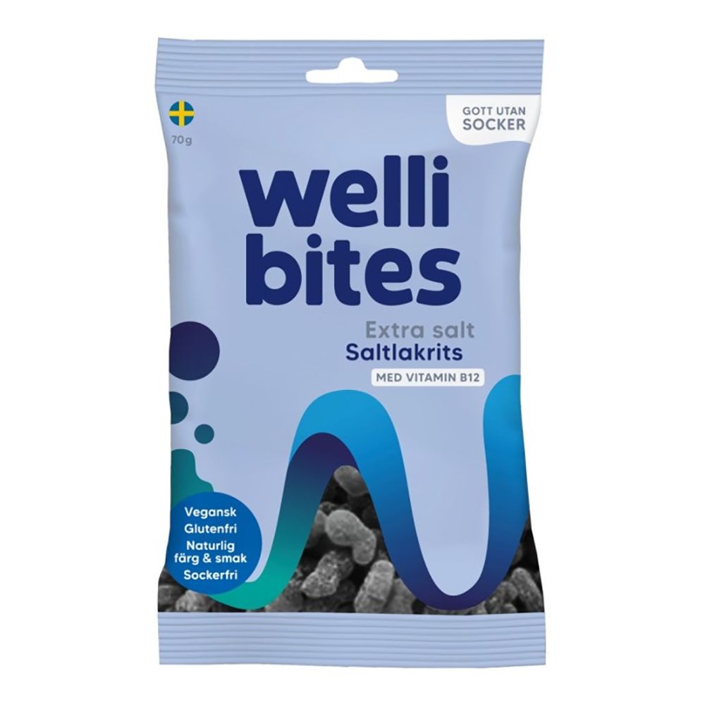 Wellibites Extra Salt Saltlakrits