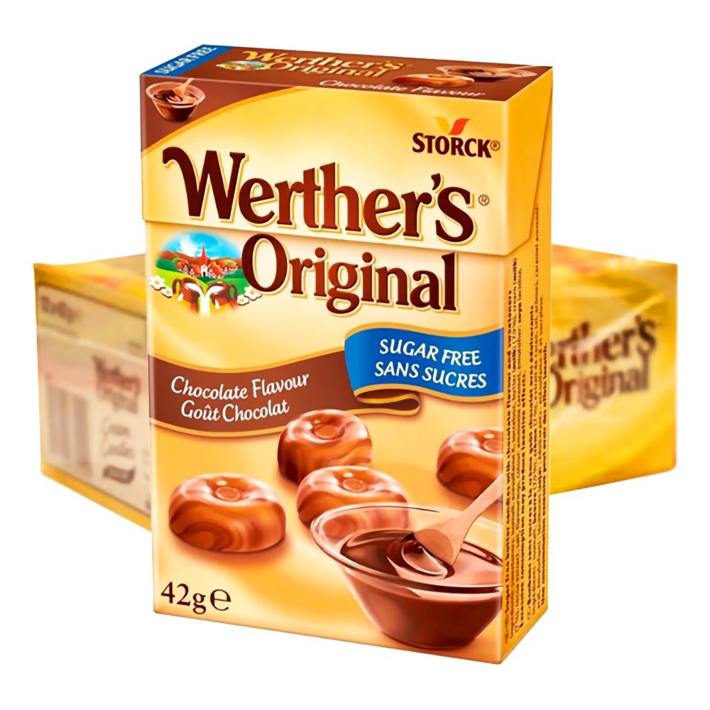 Werthers Choco Sockerfri Storpack