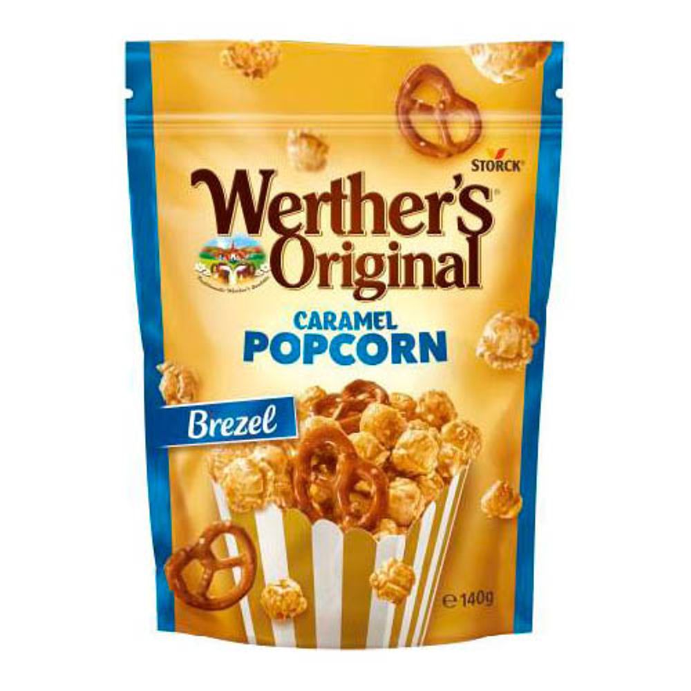 Werthers Popcorn Brezel Pose