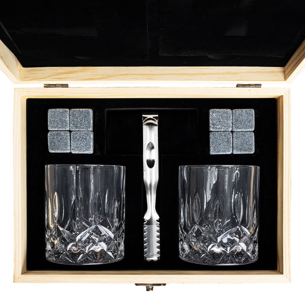 Whiskey Stone Sæt med Glas