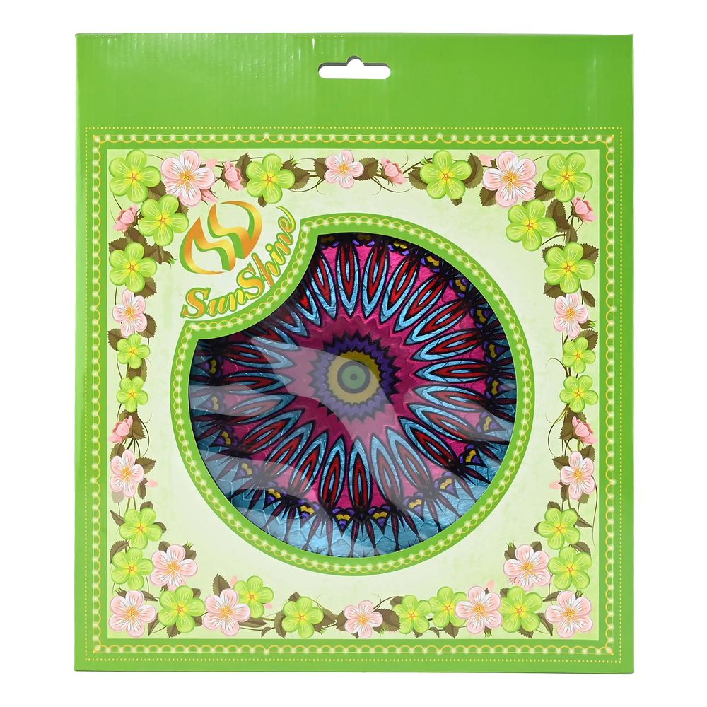 Wind Spinner i Metall Påfågel Rosa