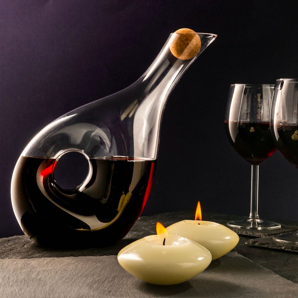 Vin- og Vandkaraffel Skrå
