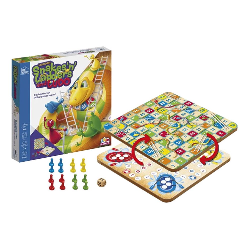 Snakes & Ladders and Ludo Lastenpeli