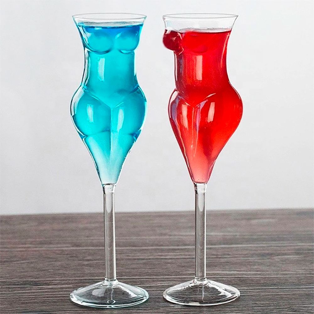 Vinglass Kvinnekropp