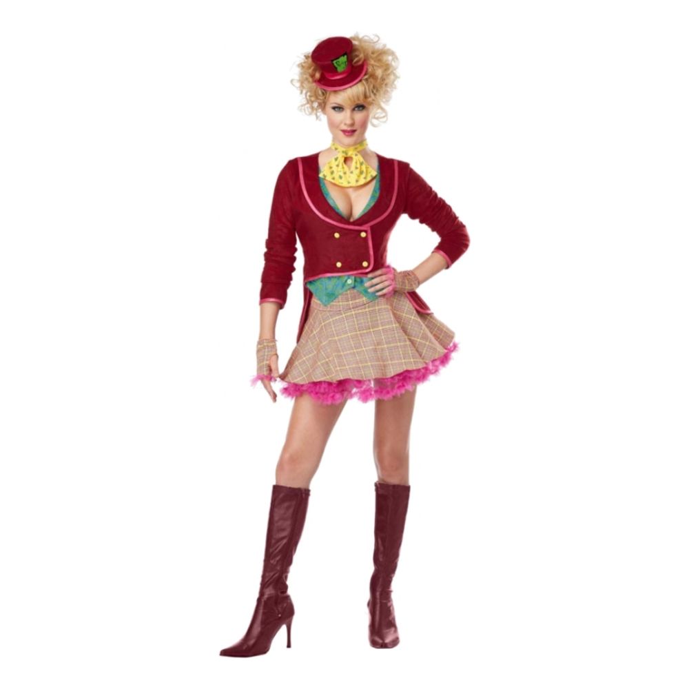 Kvinnelig Mad Hatter Kostyme