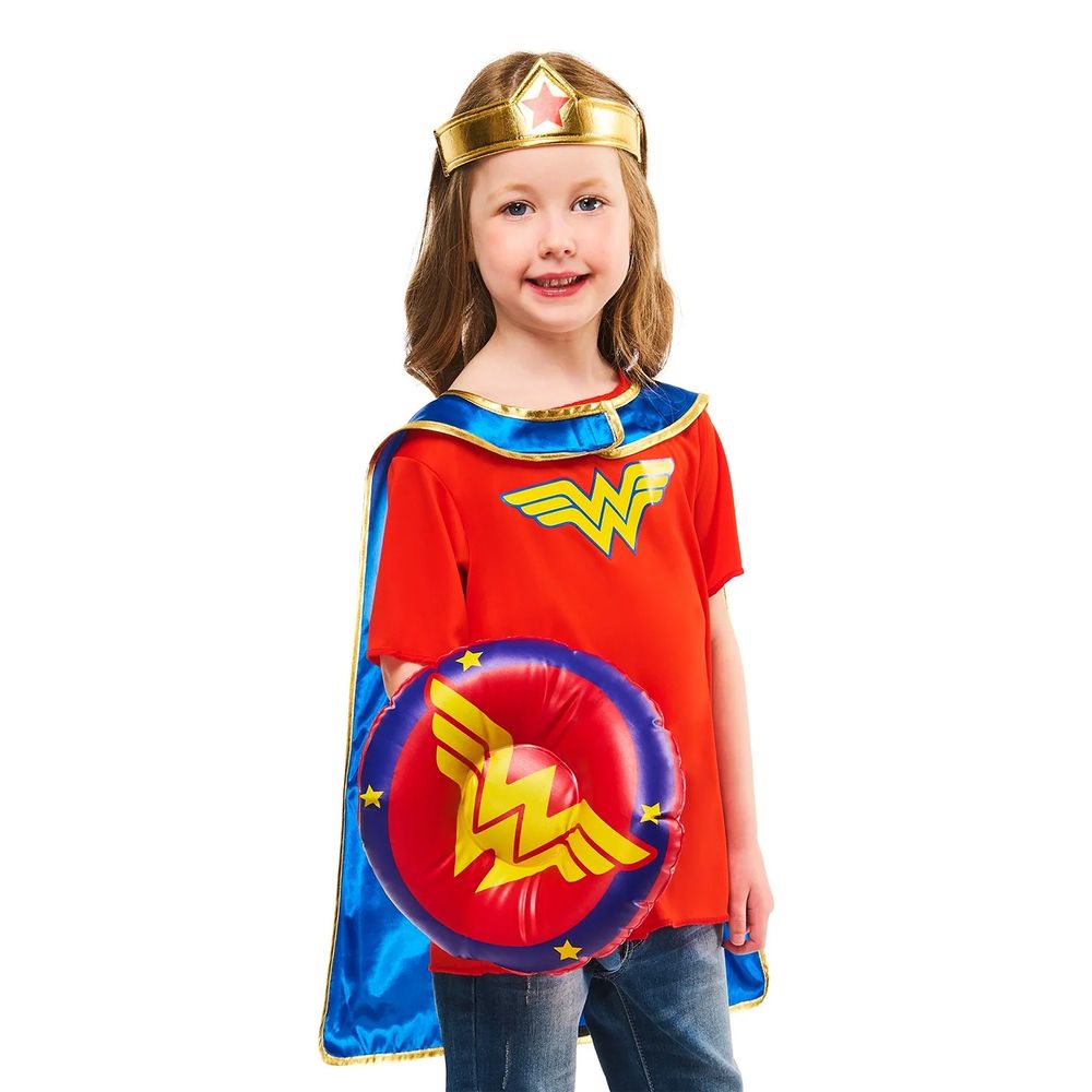 Wonder Woman™ Naamiaissetti Lapsille Lahjapakkaus