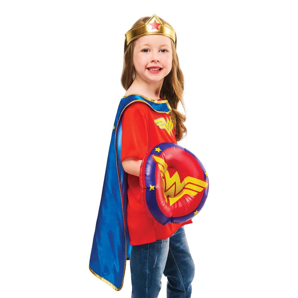 Wonder Woman™ Naamiaissetti Lapsille Lahjapakkaus