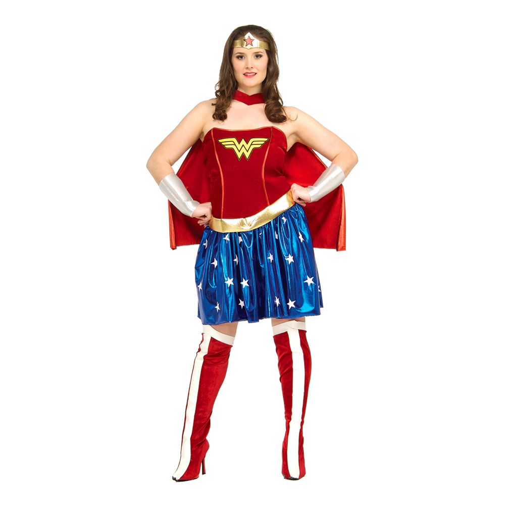 Wonder Woman Plus-size Deluxe Maskeraddräkt