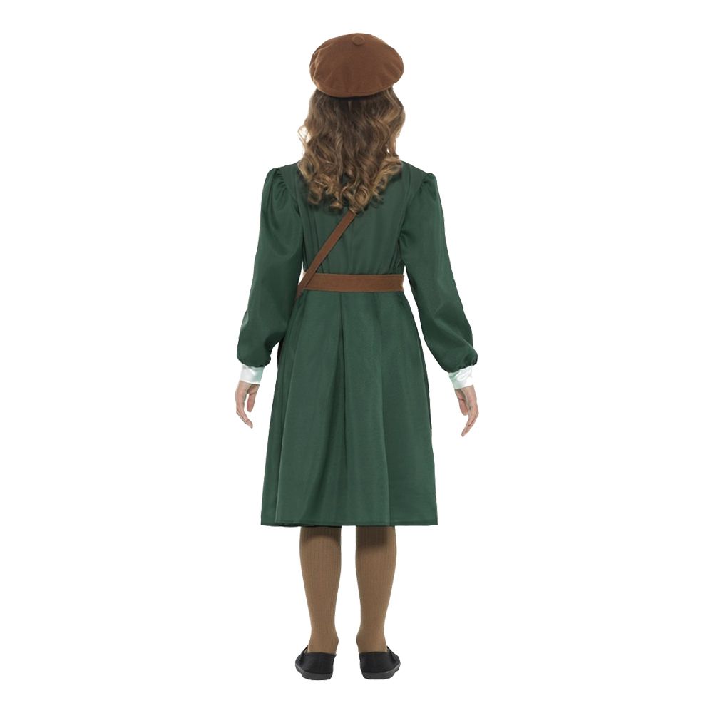 WW2-Jente Barn Kostyme
