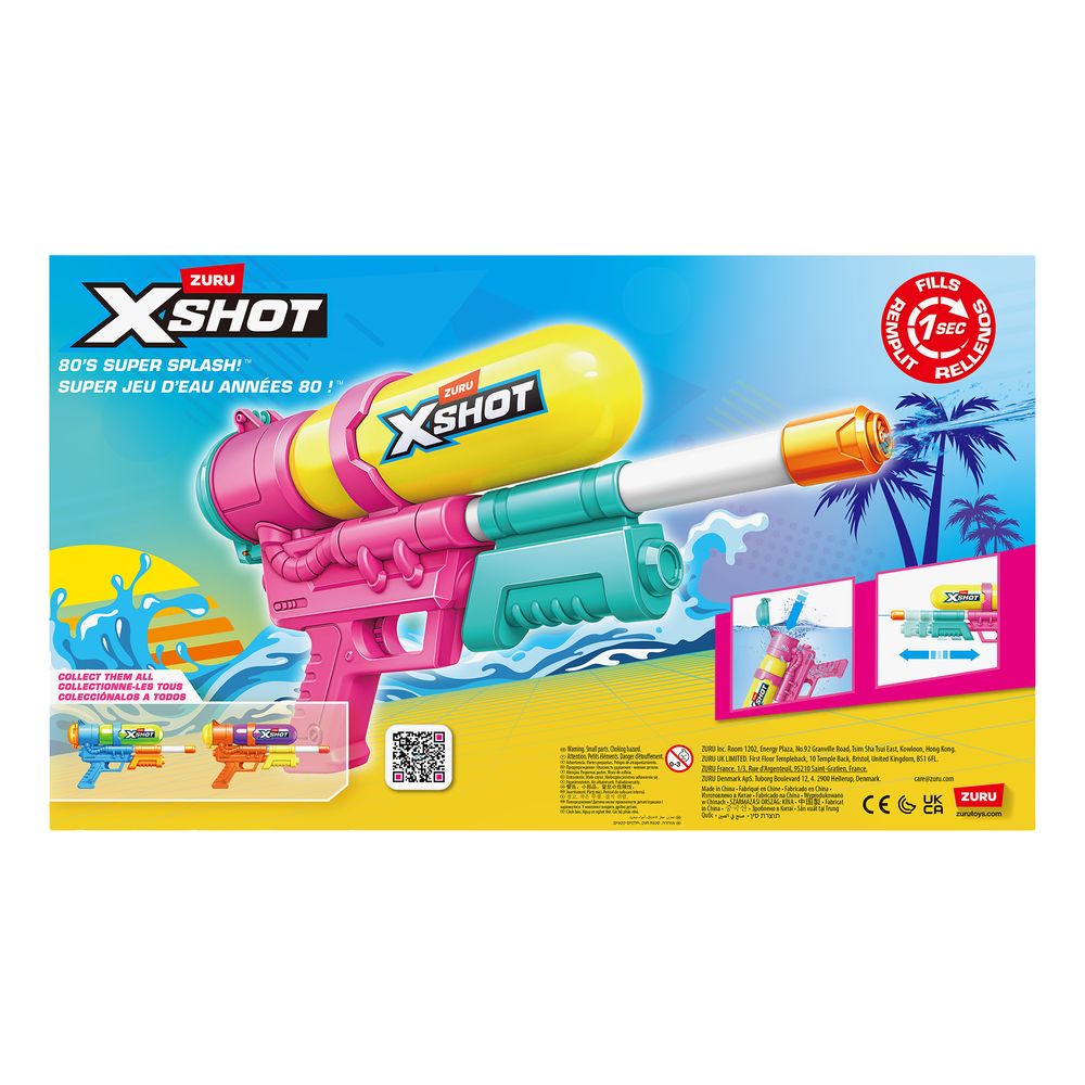 X-Shot Water Fast Fill Retro Water Blaster Vandpistol