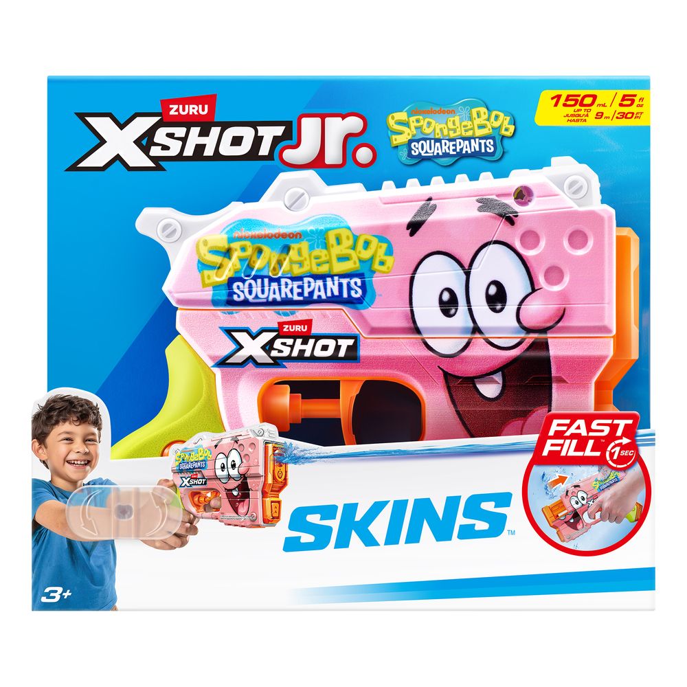 X-Shot Water SpongeBob Jr Fast Fill Water Blaster Vandpistol