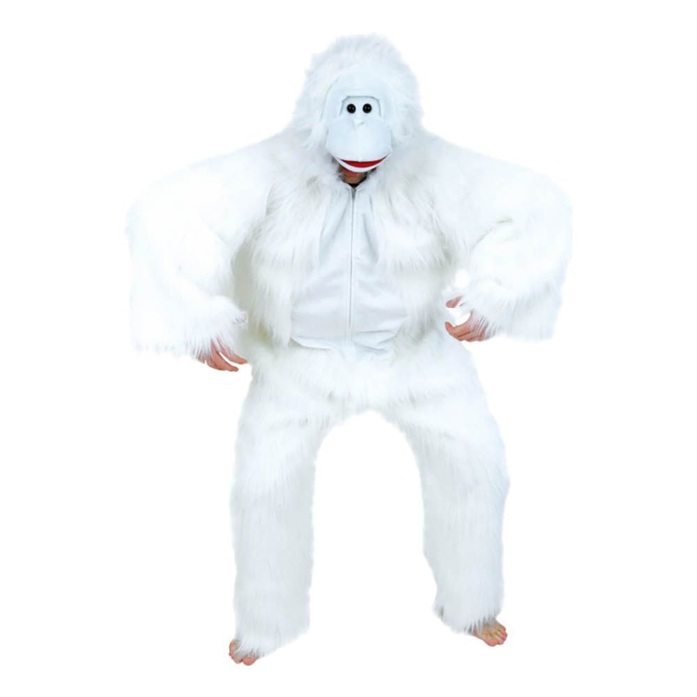Yeti Vit Maskeraddräkt