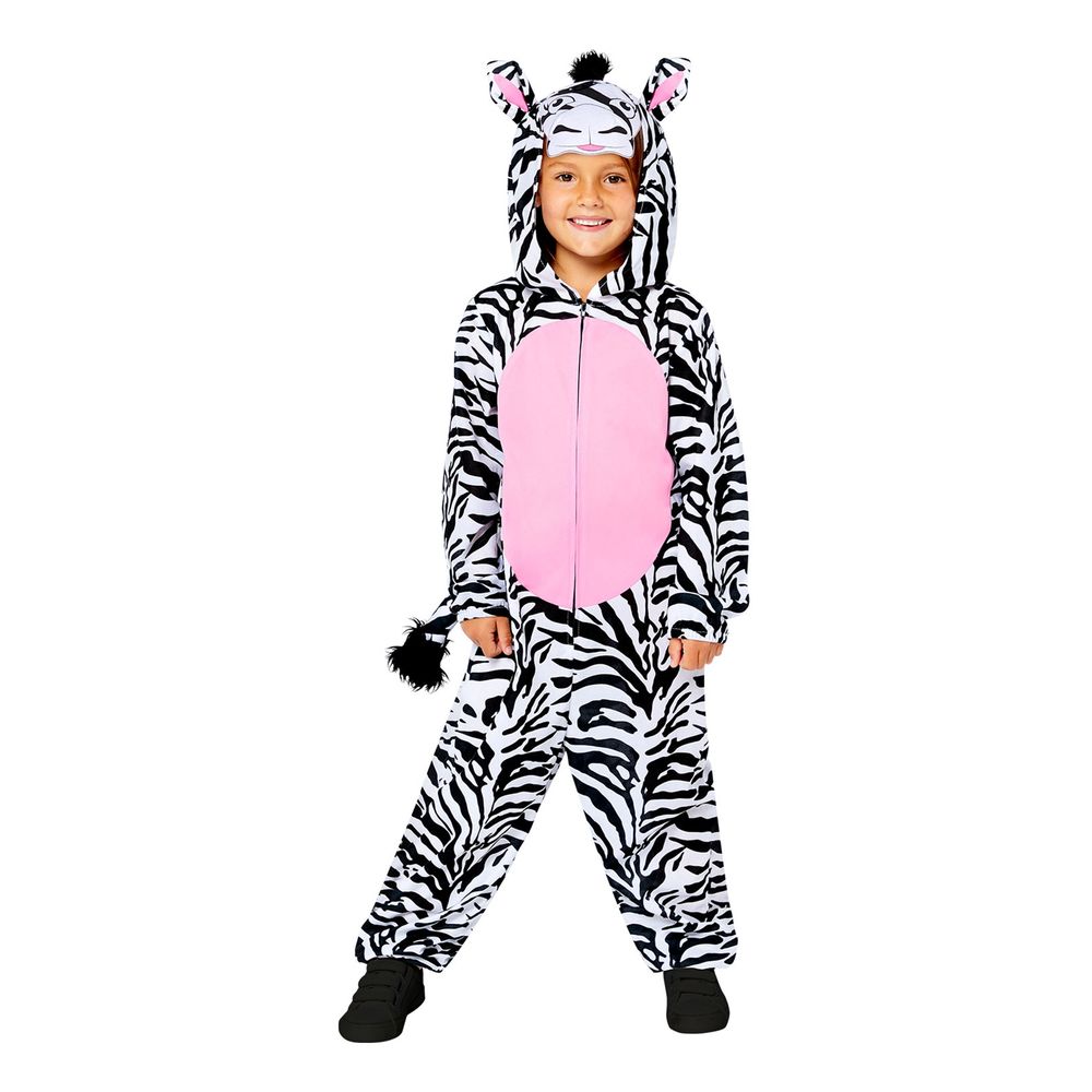 Zebra Onesie Barn Maskeraddräkt