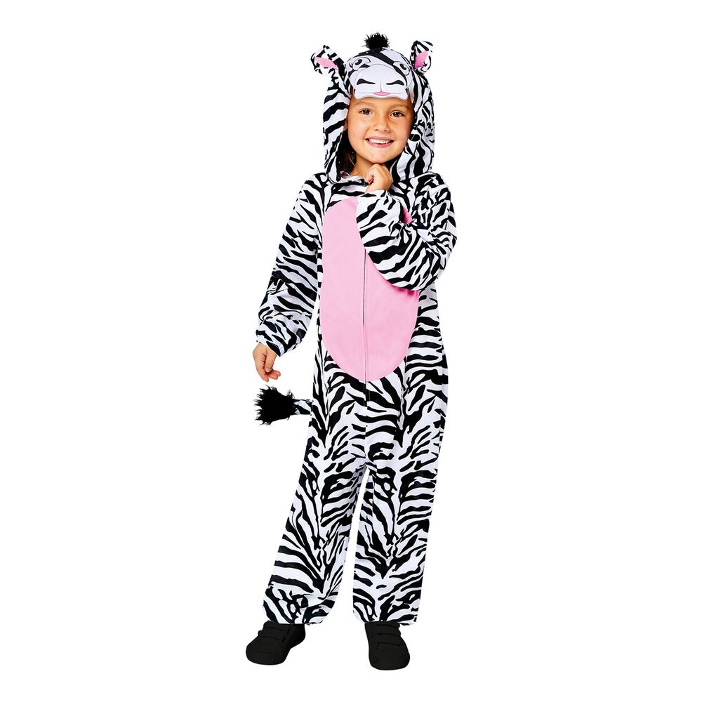 Zebra Onesie Barn Maskeraddräkt