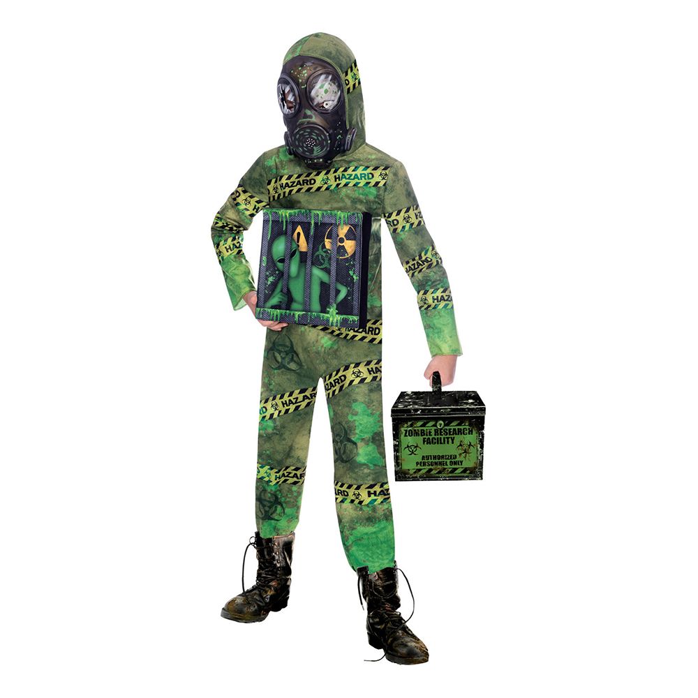 Zombie Alien Karantene Barn Drakt