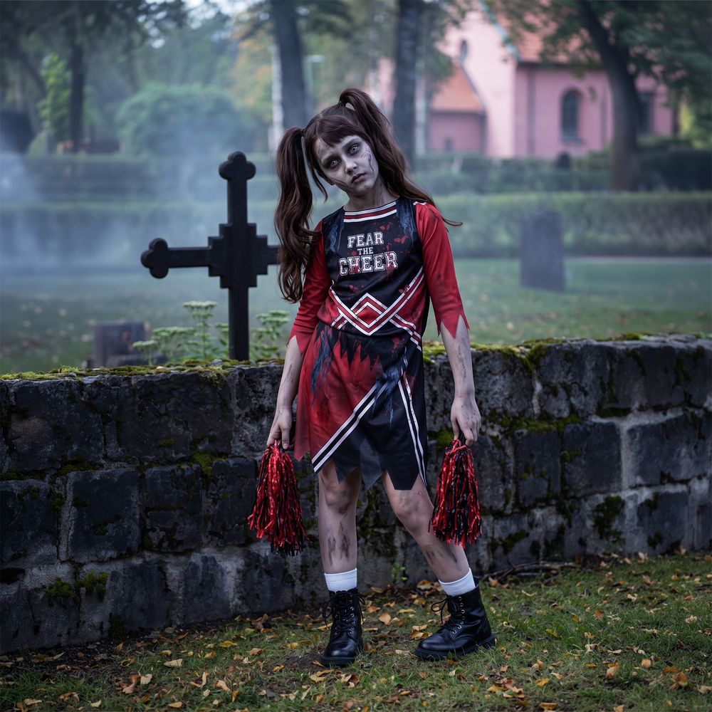 Zombie Cheerleader Lasten Naamiaisasu